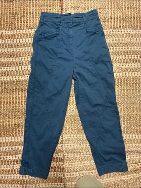 By Anthropology high waisted cropped utility pants. Gently used.